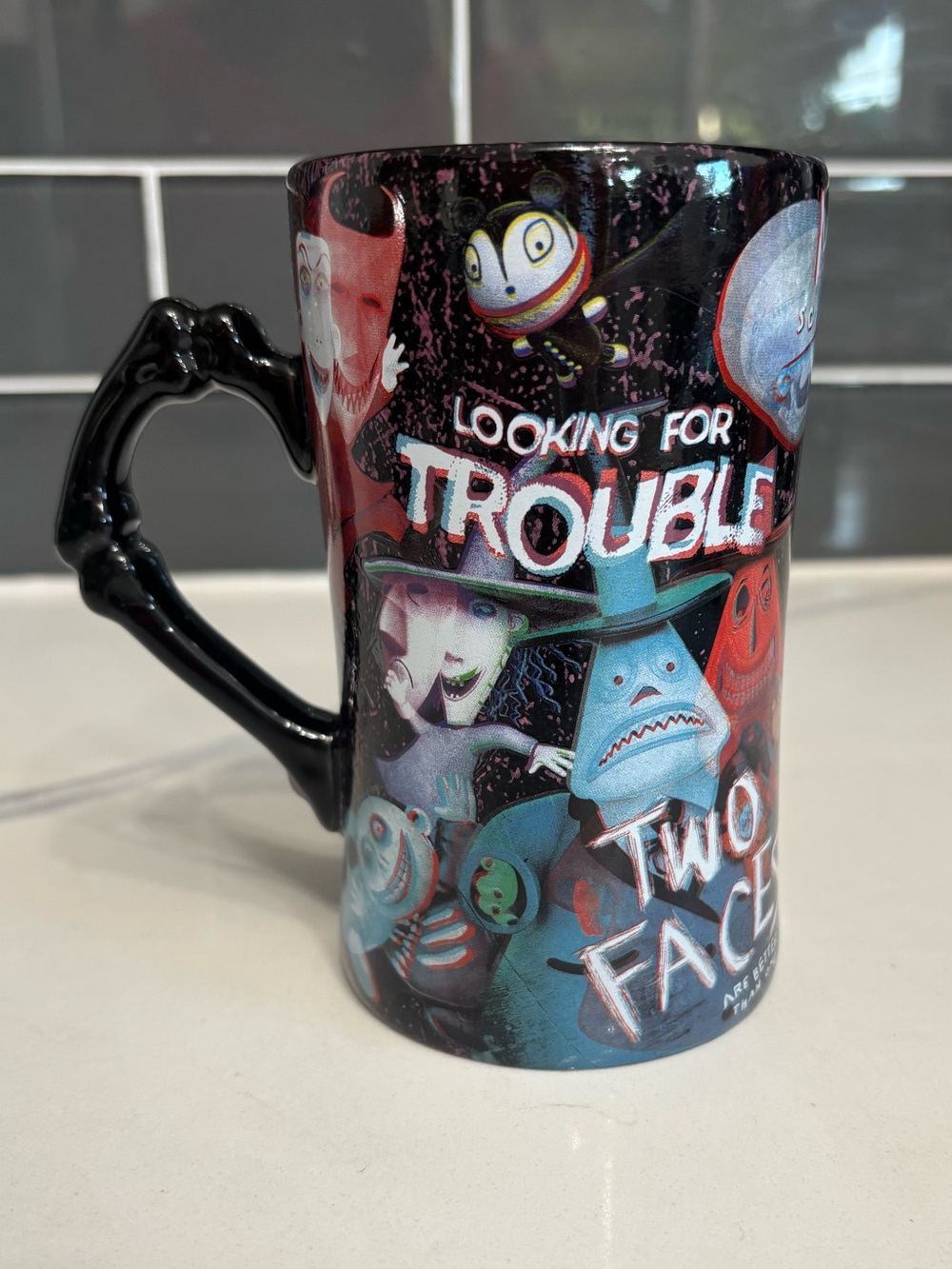 Disney Parks Nightmare Before Christmas "Looking For Trouble" Mug 14 Oz